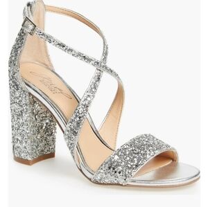 JEWEL BADGLEY MISCHKA Cook Block Heel  Sandal SZ 11